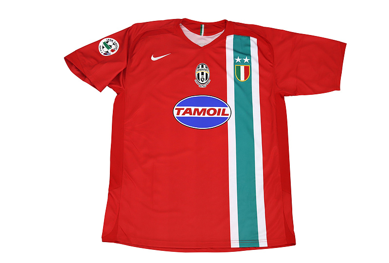 AAA Quality Juventus 05/06 Third Red Soccer Jersey